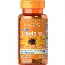 Препарат для поддержки органов зрения Puritan's Pride Lutein 40 мг with Zeaxanthin 60 капсул (102939)