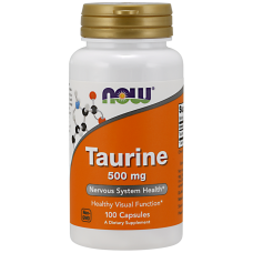 Аминокислота NOW Foods Taurine 500 мг 100 капсул (103531)