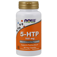 Витамины NOW 5-HTP 100 мг 60 капсул (104094) Витамины NOW 5-HTP 100 мг 60 капсул (104094)