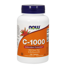 Витаминно-минеральный комплекс NOW C-1000 with rose hips 100 таблеток (103952) Витаминно-минеральный комплекс NOW C-1000 with rose hips 100 таблеток (103952)