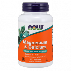 Витаминно-минеральный комплекс NOW Magnesium and Calcium 100 таблеток (10395555) Витаминно-минеральный комплекс NOW Magnesium and Calcium 100 таблеток (10395555)
