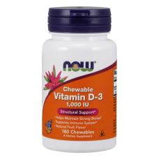Витамины NOW Vitamin D3 1000 мг 180 капсул (103662)