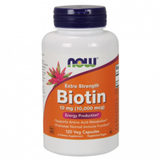 Витамины NOW Biotin 10 мг 120 капсул (104677) Витамины NOW Biotin 10 мг 120 капсул (104677)