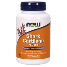 Препарат для восстановления суставов и связок NOW 100% Pure Shark Cartilage 750 mg 100 капсул (102568)