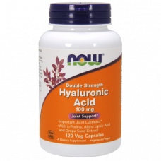 Препарат для восстановления суставов и связок NOW Hyaluronic Acid 100 мг Double Strength 120 капсул (415925) Препарат для восстановления суставов и связок NOW Hyaluronic Acid 100 мг Double Strength 120 капсул (415925)