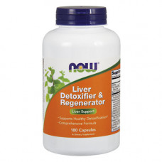 Препарат для детоксикации и регенерации печени NOW Liver Detoxifier and Regenerator 180 капсул (103365)