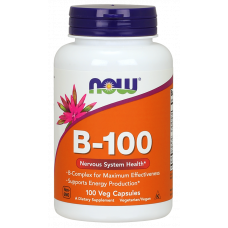 Витамины NOW Foods B-100 100 капсул (104293) Витамины NOW Foods B-100 100 капсул (104293)