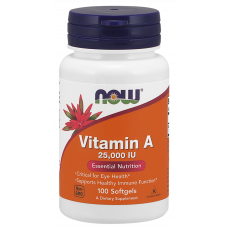Витамины NOW Foods Vitamin A 25000 IU 100 капсул (104300) Витамины NOW Foods Vitamin A 25000 IU 100 капсул (104300)
