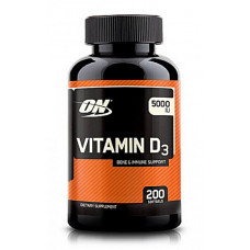 Витамины Optimum Nutrition Vitamin D3 5000 IU 200 капсул (104307) Витамины Optimum Nutrition Vitamin D3 5000 IU 200 капсул (104307)