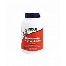 Препарат для восстановления суставов и связок NOW Foods Glucosamine and Chondroitin with ConcenTrace Minerals 120 капсул (104569)