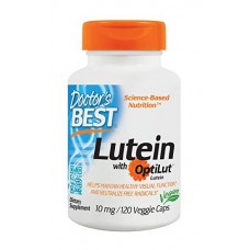 Препарат для улучшает работы глаз Doctor's Best Lutein with OptiLut 10 мг 120 капсул (10461414)