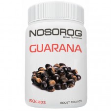 Предтренировочный комплекс Nosorog Nutrition Guarana 60 капсул (333445) Предтренировочный комплекс Nosorog Nutrition Guarana 60 капсул (333445)
