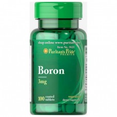 Минеральный комплекс Puritan's Pride Boron 3 мг 100 таблеток (333720)