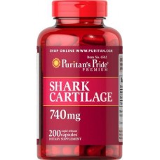 Препарат для восстановления суставов и связок Puritan's Pride Shark Cartilage 740 мг 200 капсул (333683) Препарат для восстановления суставов и связок Puritan's Pride Shark Cartilage 740 мг 200 капсул (333683)