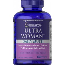 Витамины для женщин Puritan's Pride Ultra Woman Daily Multi Timed Release 180 капсул (333690) Витамины для женщин Puritan's Pride Ultra Woman Daily Multi Timed Release 180 капсул (333690)