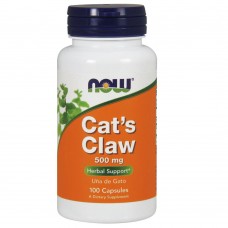 Иммуномодулятор и антиоксидант NOW Cat`s Claw 500 mg 100 капсул (333553)