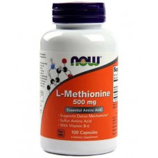 Аминокислота NOW L-Methionine 500 mg 100 капсул (333536)