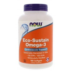 Комплекс незаменимых жирных кислот NOW Eco Sustain Omega 3 180 капсул (333504) Комплекс незаменимых жирных кислот NOW Eco Sustain Omega 3 180 капсул (333504)