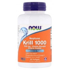Комплекс незаменимых жирных кислот NOW Krill Oil 1000 double strength 60 капсул (333473) Комплекс незаменимых жирных кислот NOW Krill Oil 1000 double strength 60 капсул (333473)