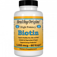 Витамины для кожи, ногтей и волос Healthy Origins Biotin В7 5000 мкг 60 капсул (333252) Витамины для кожи, ногтей и волос Healthy Origins Biotin В7 5000 мкг 60 капсул (333252)