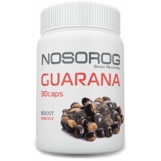 Предтренировочный комплекс Nosorog Nutrition Guarana 30 капсул (333447) Предтренировочный комплекс Nosorog Nutrition Guarana 30 капсул (333447)