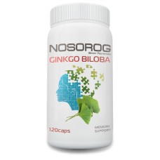 Препарат для повышения умственной энергии и работы мозга NOSOROG Ginkgo Biloba 120 капсул (333449) Препарат для повышения умственной энергии и работы мозга NOSOROG Ginkgo Biloba 120 капсул (333449)
