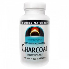 Минеральный комплекс Source Naturals Charcoal 260 мг 200 капсул (333961) Минеральный комплекс Source Naturals Charcoal 260 мг 200 капсул (333961)