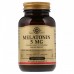 Для профилактики сна Solgar Melatonin 5 мг 120 таблеток (333870)