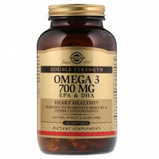Комплекс незаменимых жирных кислот Solgar Double Strength Omega 3 EPA DHA 700 мг 120 капсул (333869)