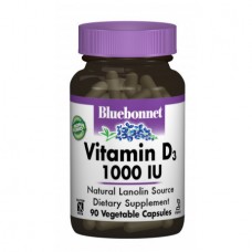 Витамины Bluebonnet Nutrition Vitamin D3 1000 IU 90 капсул (333047)