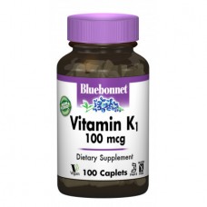 Витамины Bluebonnet Nutrition Vitamin К1 100 мкг 100 капсул (333112)
