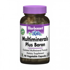 Витамины Bluebonnet Nutrition Multiminerals Plus Boron 90 капсул (333051)