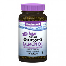 Комплекс незаменимых жирных кислот Bluebonnet Nutrition Natural Omega-3 Salmon Oil 1000 мг 90 капсул (333058) Комплекс незаменимых жирных кислот Bluebonnet Nutrition Natural Omega-3 Salmon Oil 1000 мг 90 капсул (333058)