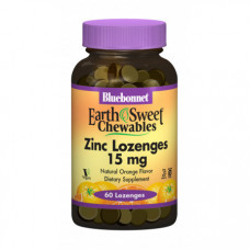 Витамины Bluebonnet Nutrition EarthSweet Chewables Zinc Lozenges 15 мг 60 таблеток (333068)