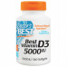 Витамины Doctor's Best Vitamin D3 5000IU 360 капсул (333192)