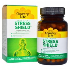 Антистрессовый энергетический комплекс Country Life Stress Shield 60 капсул (333164) Антистрессовый энергетический комплекс Country Life Stress Shield 60 капсул (333164)
