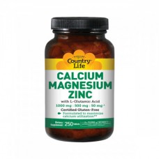 Минеральный комплекс Country Life Calcium Magnesium Zinc 250 таблеток (333175) Минеральный комплекс Country Life Calcium Magnesium Zinc 250 таблеток (333175)