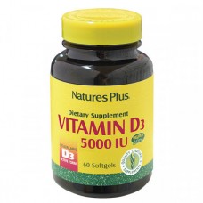 Витамины Natures Plus Vitamin D3 5000IU 60 капсул (333394) Витамины Natures Plus Vitamin D3 5000IU 60 капсул (333394)