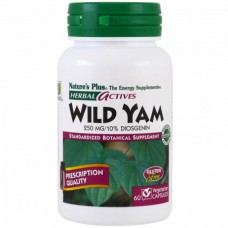 Препарат для регуляции гормональной системы у женщин Natures Plus Herbal Actives Wild Yam 250 мг 60 капсул (333389)