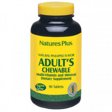 Витаминно-минеральный комплекс Natures Plus Adult's Chewable 90 таблеток (333356) Витаминно-минеральный комплекс Natures Plus Adult's Chewable 90 таблеток (333356)