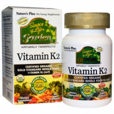 Витамины K2 Natures Plus Source of Life Garden Vitamin K2 60 капсул (333385) Витамины K2 Natures Plus Source of Life Garden Vitamin K2 60 капсул (333385)