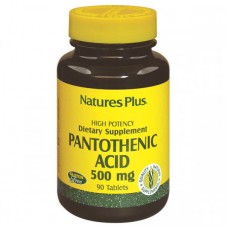 Пантотеновая Кислота B5 Natures Plus Pantothenic Acid 500 мг 90 таблеток (333328) Пантотеновая Кислота B5 Natures Plus Pantothenic Acid 500 мг 90 таблеток (333328)