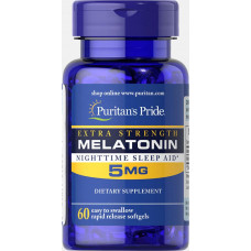 Для профилактики сна Puritan's Pride Melatonin Extra Strength 60 капсул (333646)