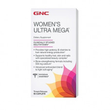Витамины для женщин GNC Womens Ultra Mega 90 таблеток (102028) Витамины для женщин GNC Womens Ultra Mega 90 таблеток (102028)