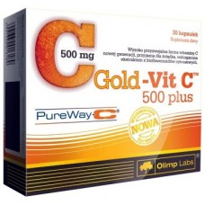 Витамины Olimp Labs Gold-Vit C 500 Plus 30 капсул (333593) Витамины Olimp Labs Gold-Vit C 500 Plus 30 капсул (333593)