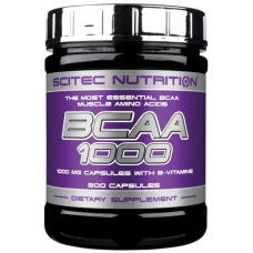 Аминокислота Scitec Nutrition BCAA 1000 300 капсул (101560) Аминокислота Scitec Nutrition BCAA 1000 300 капсул (101560)