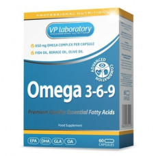 Комплекс незаменимых жирных кислот VPLab Omega 3-6-9 60 капсул (334079)