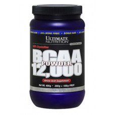 Аминокислота Ultimate Nutrition BCAA 12,000 powder 400 грамм Без вкуса (103400-9)