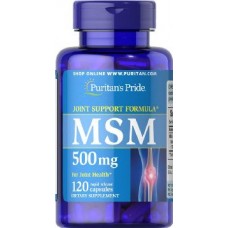 Препарат для восстановления суставов и связок Puritan's Pride MSM 500 мг 120 капсул   (333740)