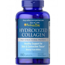Препарат для восстановления суставов и связок Puritan's Pride Hydrolyzed Collagen 1000 мг 180 капсул   (102970)